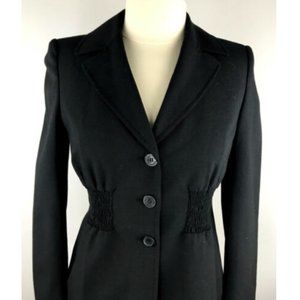 Anne Klein Blazer Jacket w Elastic Waist Line  Sz 2